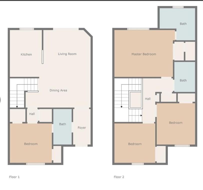 Cozy Stylish Townhome Сasa de vacaciones Davenport